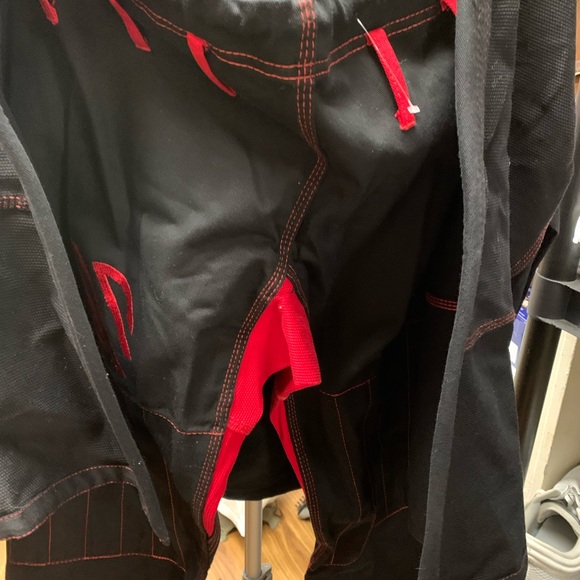 Sanabul A1 Brazilian Jiu-Jitsu Gi-Black with Red Logos - Picture 6 of 9